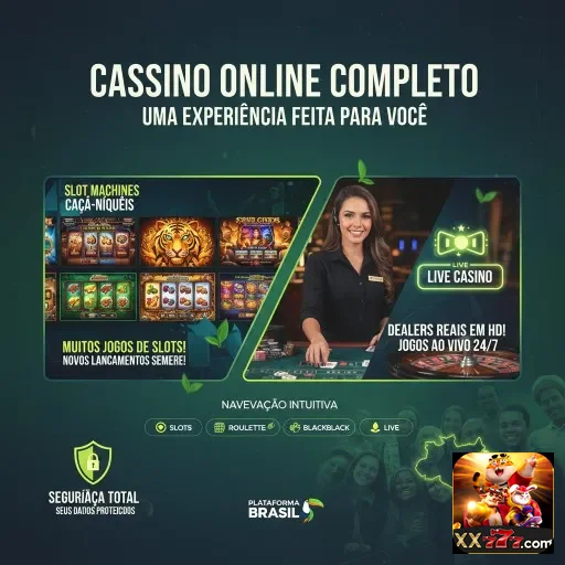 Ilustração de Experiência de Live Gaming Inigualável